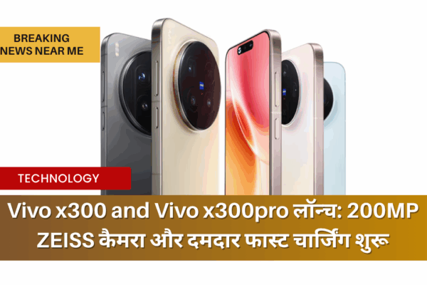 Vivo x300 and Vivo x300pro लॉन्च 200MP ZEISS कैमरा और दमदार 90W फास्ट चार्जिंग के साथ नई फ्लैगशिप सीरीज शुरू