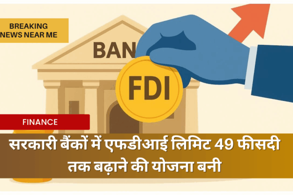 सरकारी बैंकों में एफडीआई लिमिट 49 फीसदी तक बढ़ाने की योजना बनी