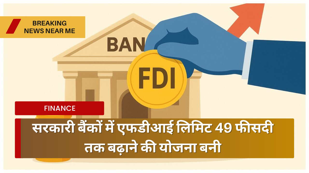 सरकारी बैंकों में एफडीआई लिमिट 49 फीसदी तक बढ़ाने की योजना बनी