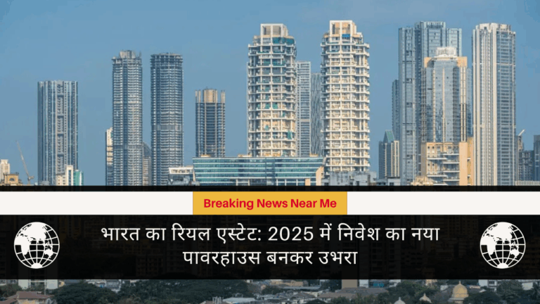 भारत का रियल एस्टेट 2025 में निवेश का नया पावरहाउस बनकर उभरा