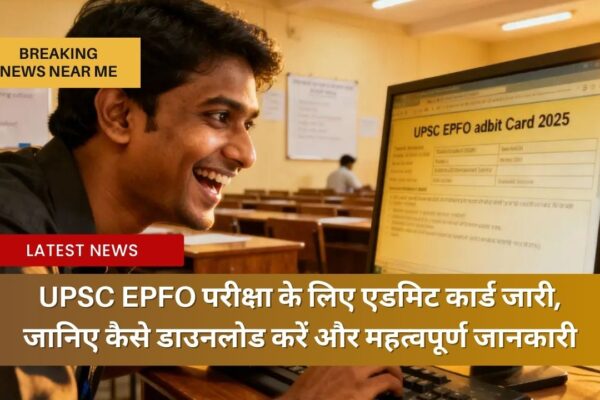 UPSC EPFO परीक्षा के लिए एडमिट कार्ड जारी, जानिए कैसे डाउनलोड करें और महत्वपूर्ण जानकारी