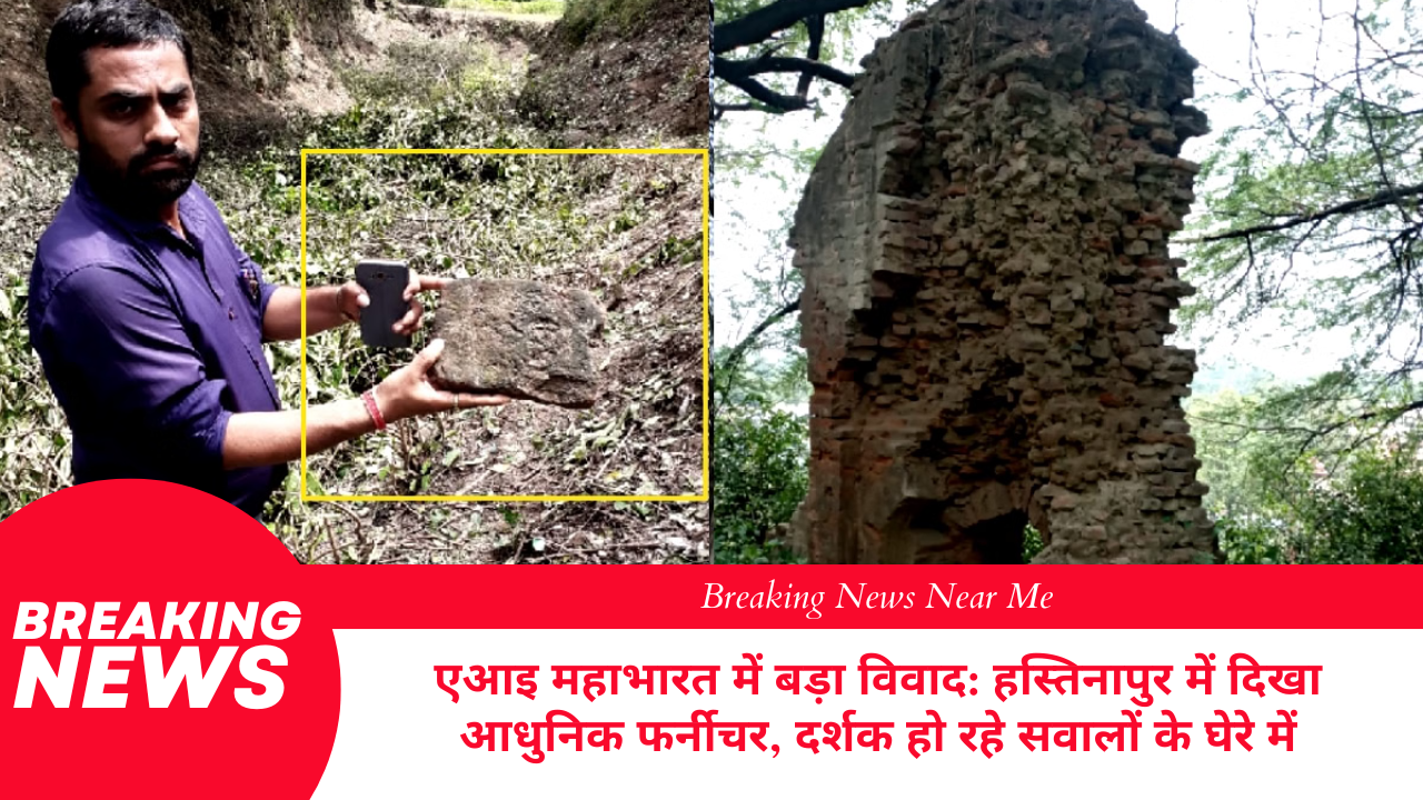 एआइ महाभारत में बड़ा विवाद: हस्तिनापुर में दिखा आधुनिक फर्नीचर, दर्शक हो रहे सवालों के घेरे में