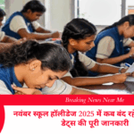 नवंबर स्कूल हॉलीडेज 2025 में कब बंद रहेंगे स्कूल: सभी डेट्स की पूरी जानकारी