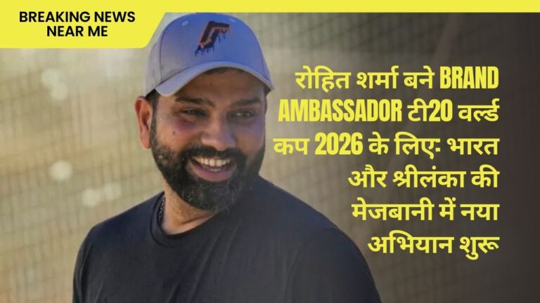 रोहित शर्मा बने Brand Ambassador टी20 वर्ल्ड कप 2026 के लिए: भारत और श्रीलंका की मेजबानी में नया अभियान शुरू
