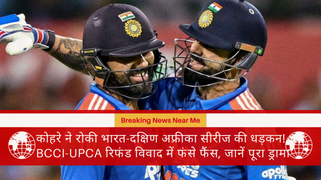 कोहरे ने रोकी भारत-दक्षिण अफ्रीका सीरीज की धड़कन! BCCI-UPCA रिफंड विवाद में फंसे फैंस, जानें पूरा ड्रामा