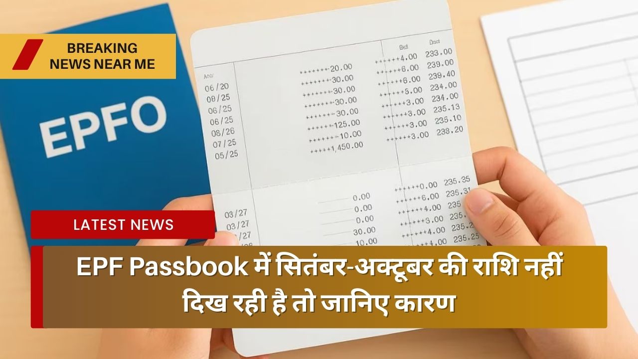 EPF Passbook में सितंबर-अक्टूबर की राशि नहीं दिख रही है तो जानिए कारण