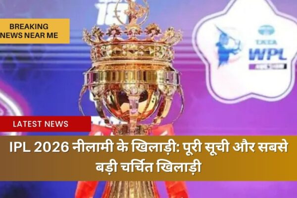 IPL 2026 नीलामी के खिलाड़ी: पूरी सूची और सबसे बड़ी चर्चित खिलाड़ी