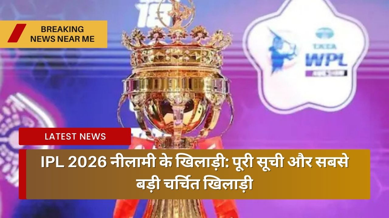IPL 2026 नीलामी के खिलाड़ी: पूरी सूची और सबसे बड़ी चर्चित खिलाड़ी