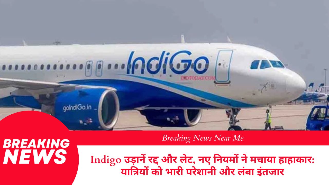 Indigo उड़ानें रद्द और लेट, नए नियमों ने मचाया हाहाकार: यात्रियों को भारी परेशानी और लंबा इंतजार
