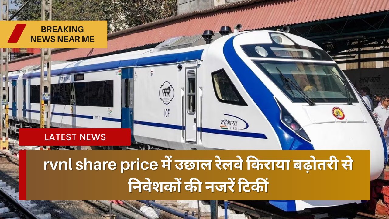 rvnl share price में उछाल रेलवे किराया बढ़ोतरी से निवेशकों की नजरें टिकीं