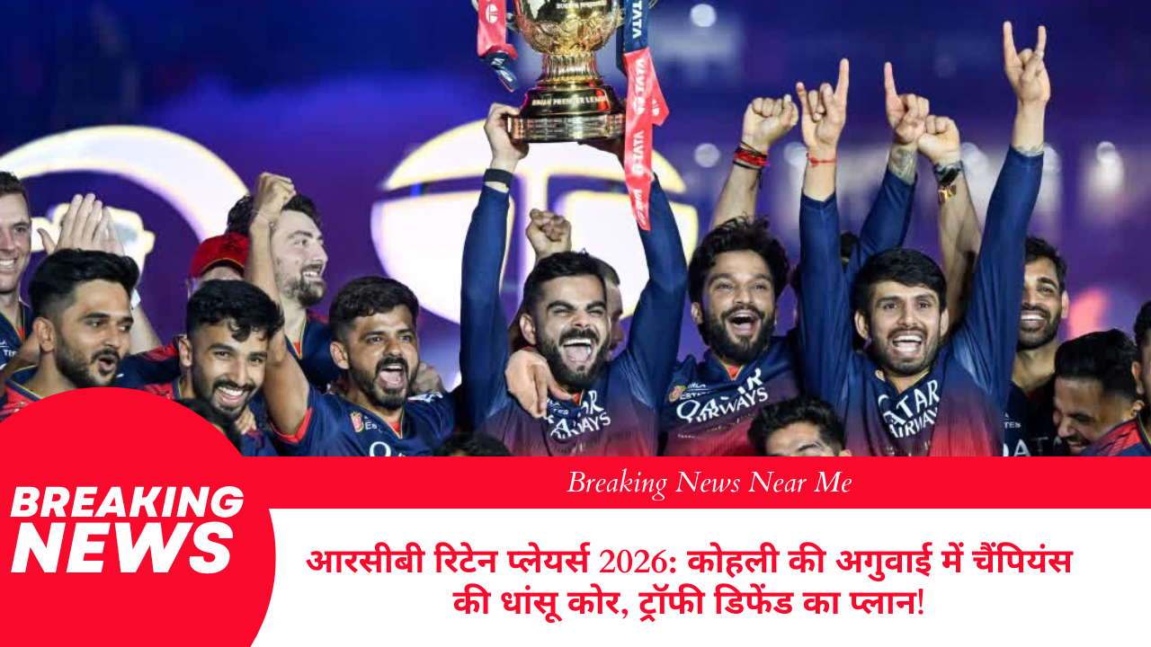 आरसीबी रिटेन प्लेयर्स 2026: कोहली की अगुवाई में चैंपियंस की धांसू कोर, ट्रॉफी डिफेंड का प्लान!