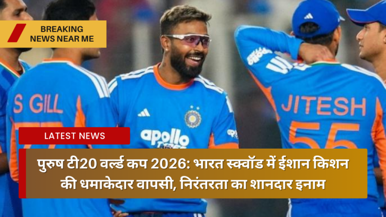 पुरुष टी20 वर्ल्ड कप 2026: भारत स्क्वॉड में ईशान किशन की धमाकेदार वापसी, निरंतरता का शानदार इनाम