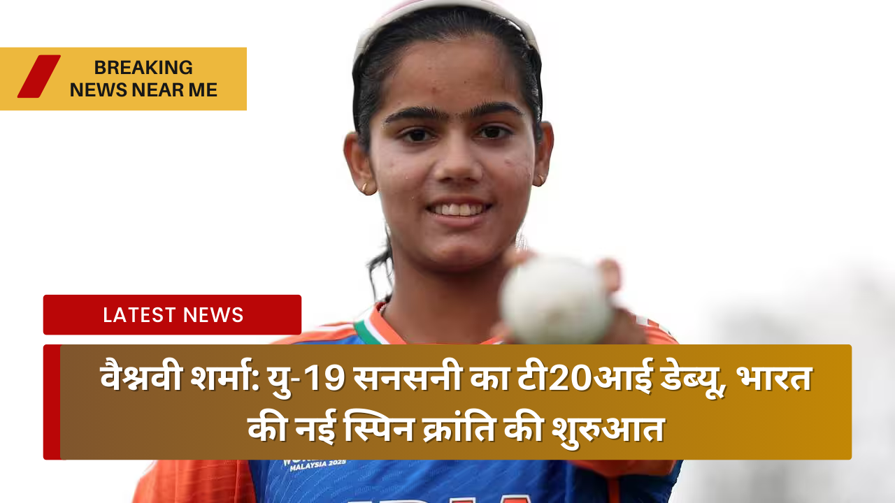 वैश्नवी शर्मा: यु-19 सनसनी का टी20आई डेब्यू, भारत की नई स्पिन क्रांति की शुरुआत